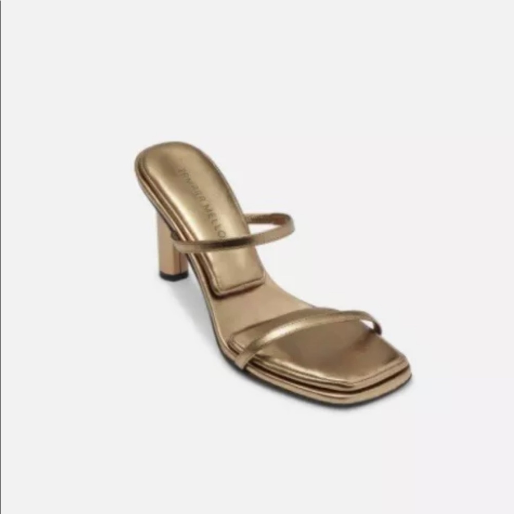 Tamara Mellon Absolute Heel Sandals - Nappa - golden sun Never worn, New in Box!